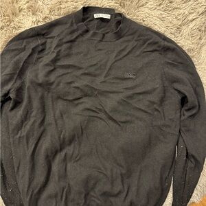 Zara Men's Black Crewneck Sweater